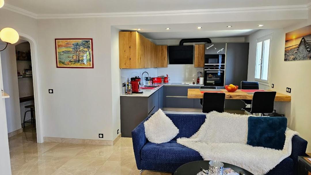 Elegant-Cosy 2P55M2 Dans Bas De Villa Provencale ! Villeneuve-Loubet Exterior foto